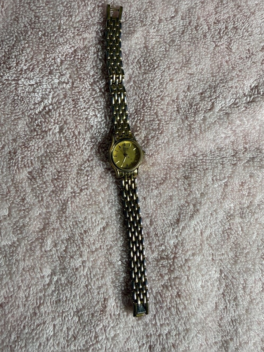 VINTAGE PULSAR QUARTZ TWO TONE BRACELET WATCH